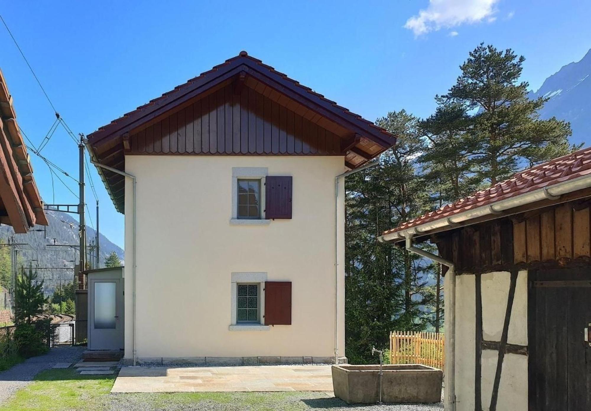 Bahnwaerterhaus Eggwald Villa Wassen Luaran gambar